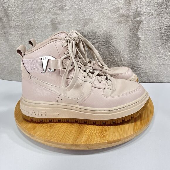 Nike Shoes - Nike Womens Size 8.5 Air Force 1 High Utility 2.0 Fossil Lace Up Sneakers